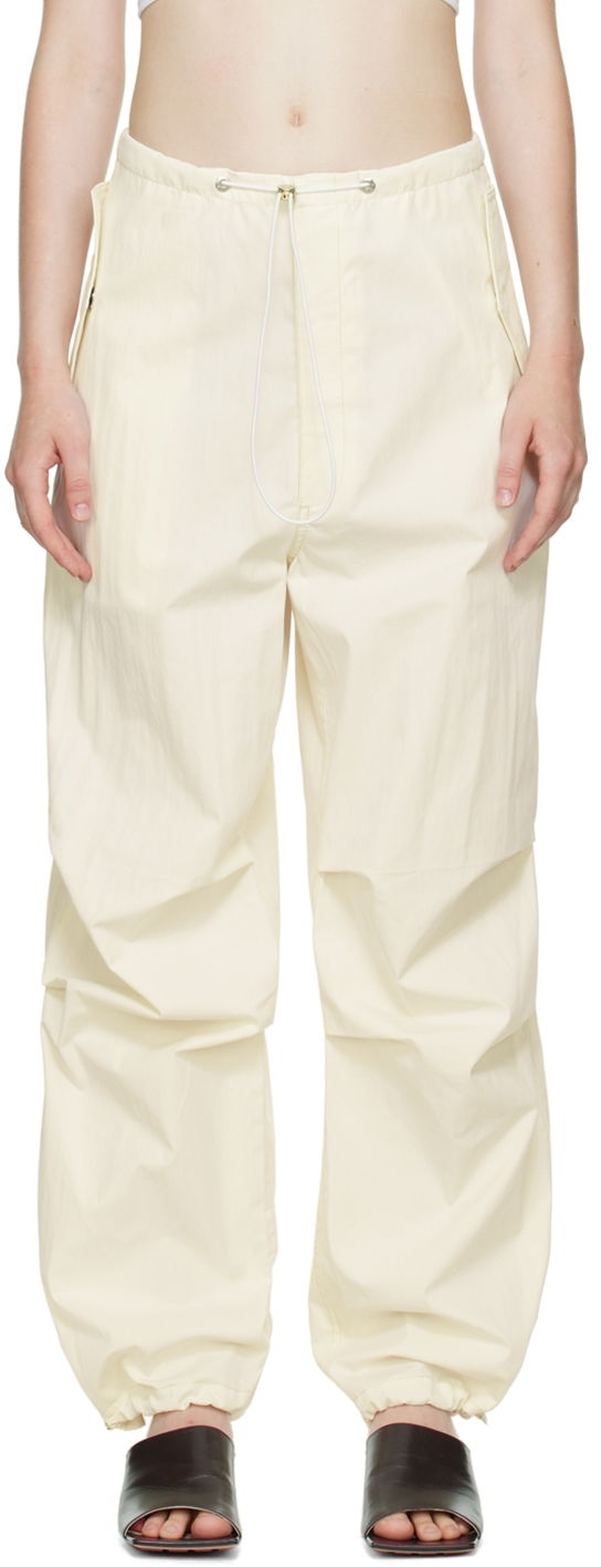 Cargo housut Dion Lee Dion Lee Toggle Parachute Trousers Beige | C2050P22