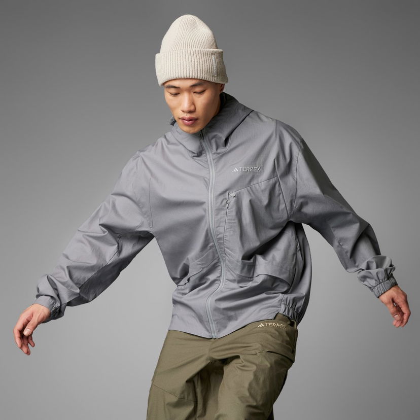 Tuulitakki adidas Performance Terrex Xploric Harmaa | HBN10