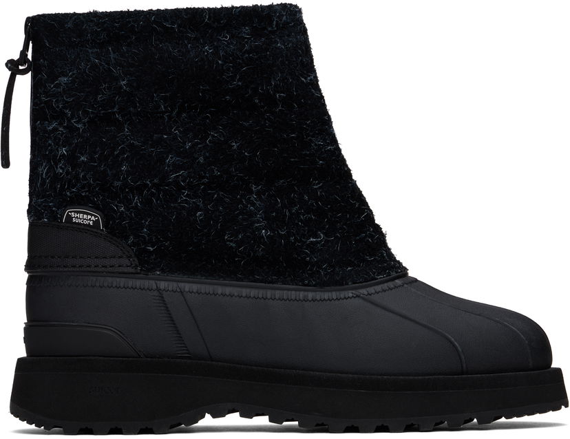 Vaatteet SUICOKE Suicoke BOWAL-HSTRwpab Sherpa Boots Musta | OG-378HSTRwpab