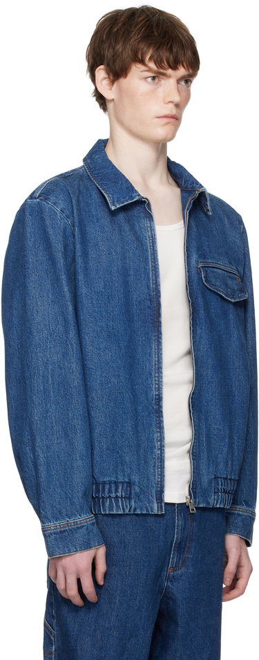 Takki A.P.C. A.P.C. Fabrizio Zippé Denim Jacket Sininen | COHJK-H32015, 1