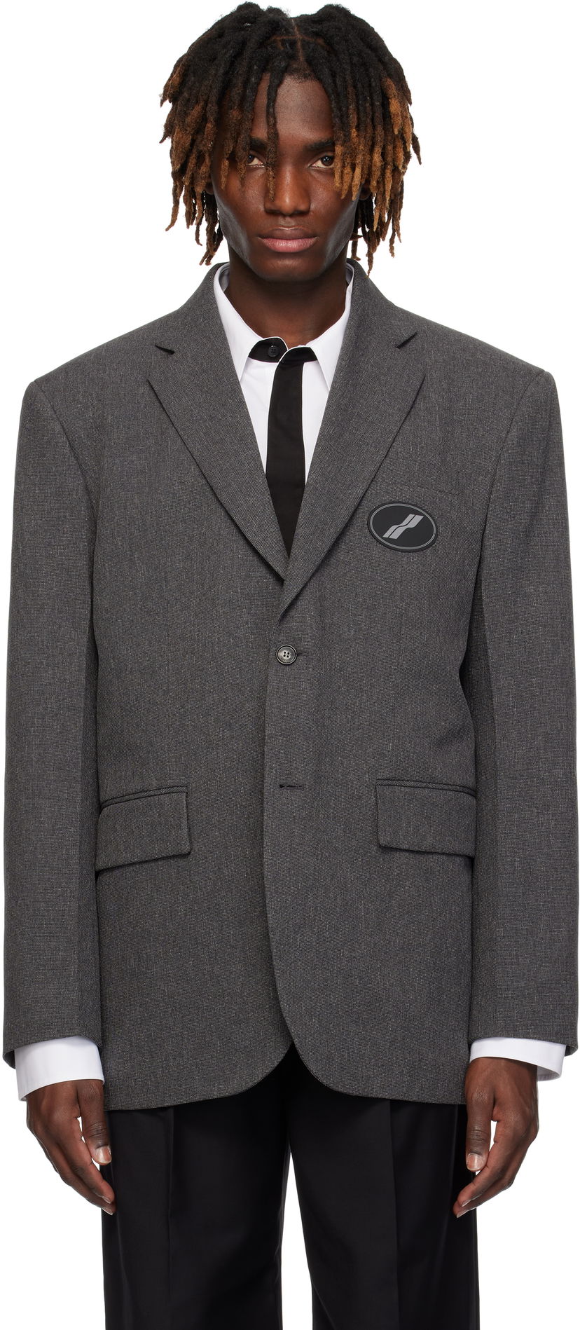 Takki We11done We11done Oversized Blazer Harmaa | WD-JK4-20-715-U-CH
