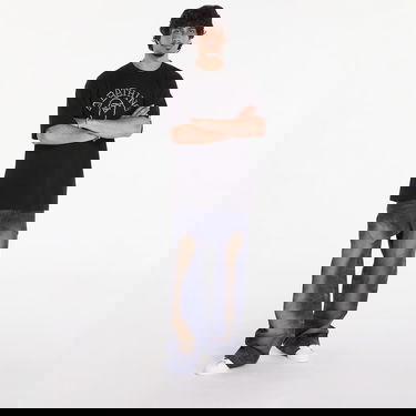 T-paita BAPE A BATHING APE Rhinestone College Relaxed Fit Tee Musta | 001CSK301307MBLK, 2