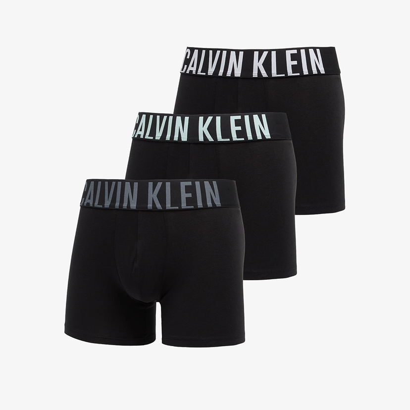 Nyrkkeilijät CALVIN KLEIN Calvin Klein Intense Power Cotton Boxer Brief 3-Pack Musta | 000NB3609A ZDO