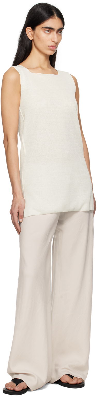 Tankkitoppi The Row The Row Jaylen Square Neck Tank Top Valkoinen | 8682-Y889, 3