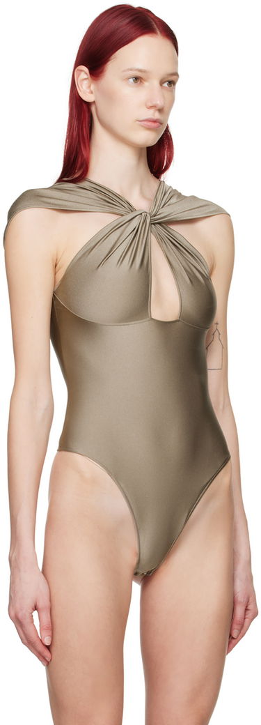 Body Coperni Coperni Twisted Bodysuit Vihreä | COPJS37545, 3
