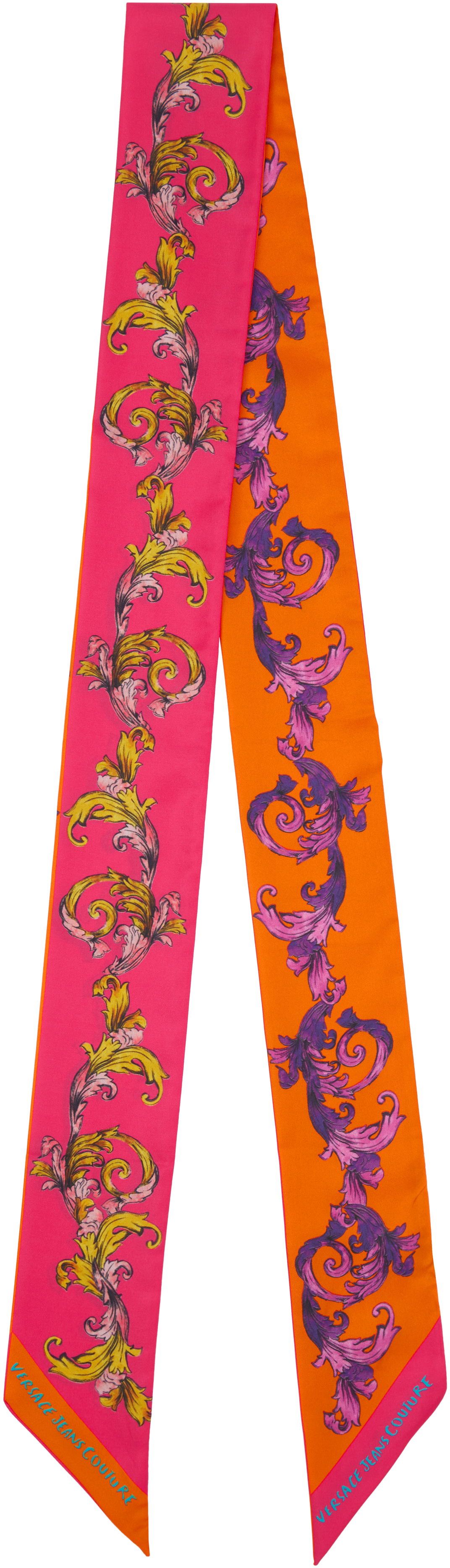 Huivi Versace Versace Jeans Couture Barocco Skinny Silk Scarf Monivärinen | E78HA7H07_EZG356, 0
