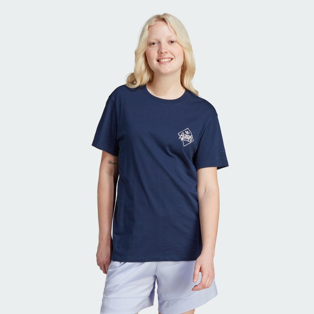 T-paita adidas Performance Graphic Tee Tummansininen | IU2488, 0