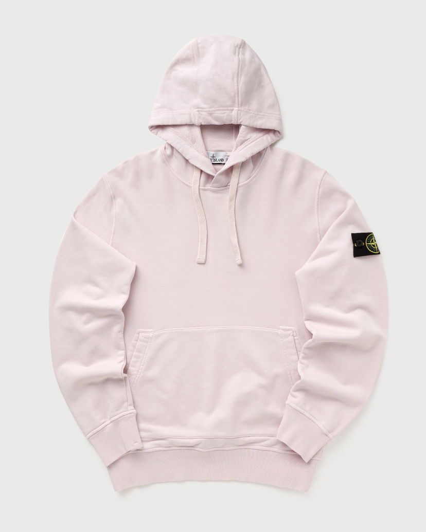 Huppari Stone Island Hooded Sweatshirt with Kangaroo Pocket Vaaleanpunainen | K2S156100062S0051.V0080