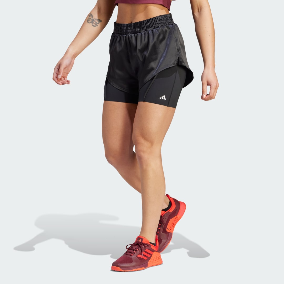 Shortsit adidas Performance Power AEROREADY 2-in-1 Shorts Musta | IL9449, 0