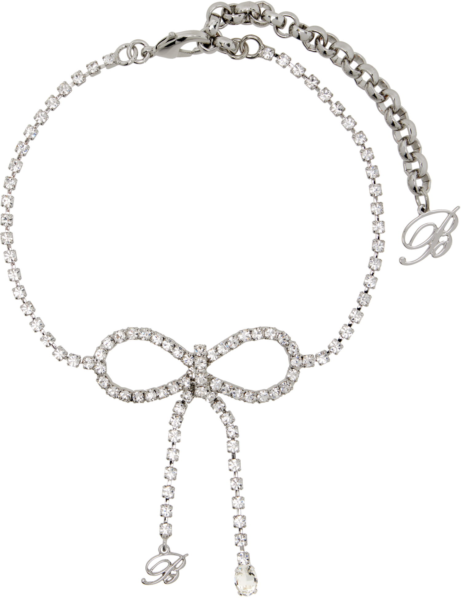 Kaulakoru Blumarine Blumarine Crystal Bow Choker Metallinen | P522W307A, 0
