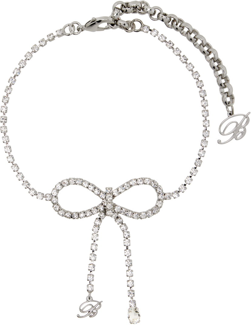 Kaulakoru Blumarine Blumarine Crystal Bow Choker Metallinen | P522W307A