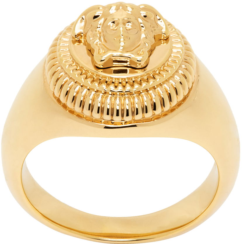 Sormus Versace Medusa Biggie Ring "Gold" Metallinen | 1009248_1A00620