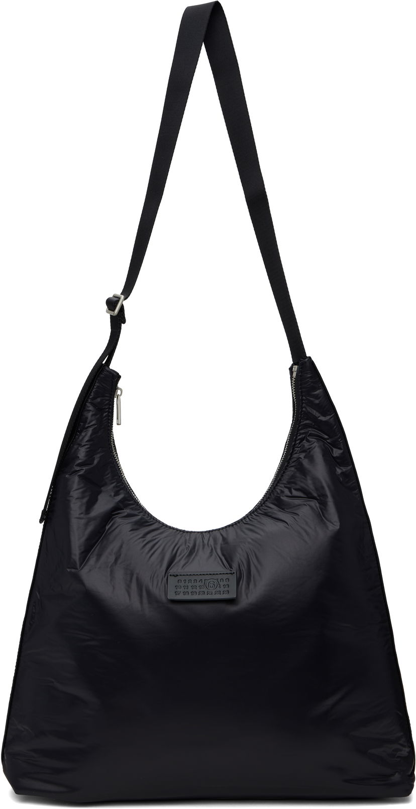 Olkalaukku Maison Margiela Crunched Nylon Shoulder Bag Musta | SB5ZH0017 P6993