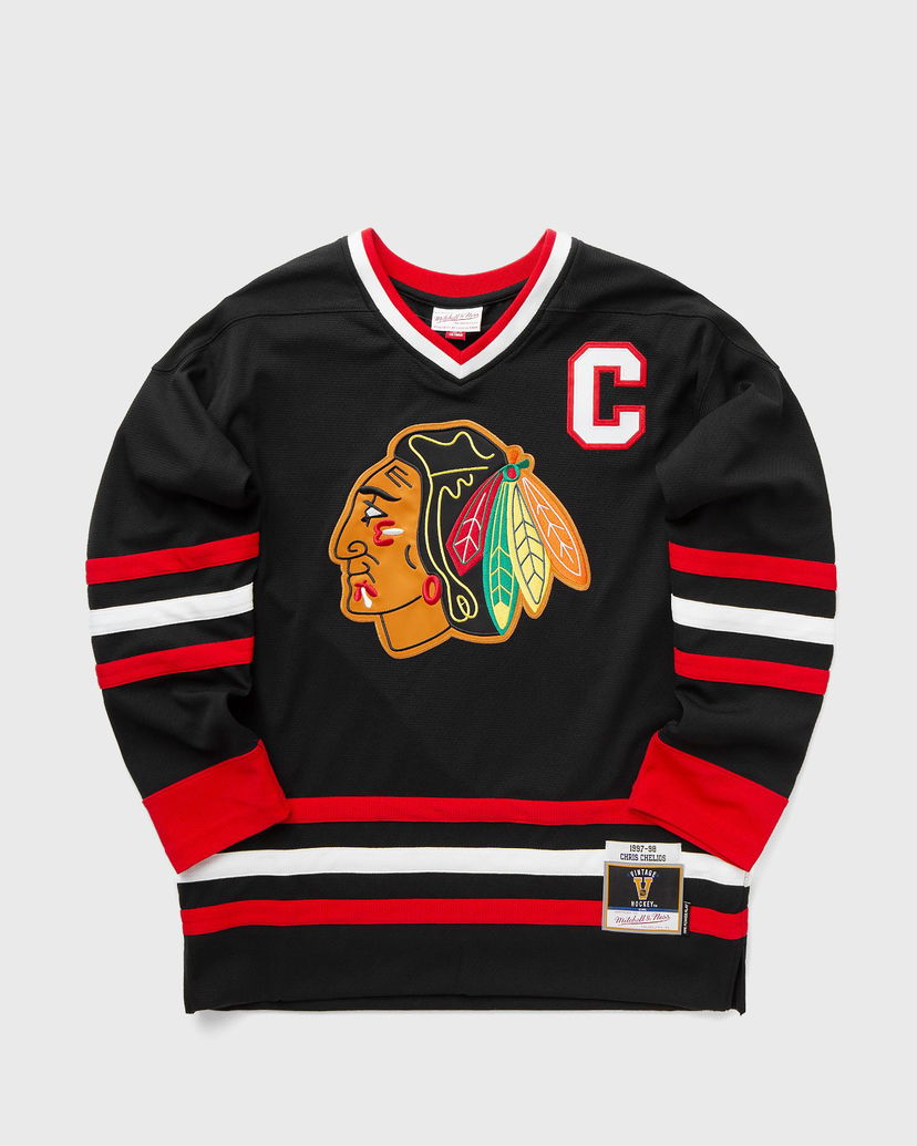 Jersey Mitchell & Ness NHL Chicago Blackhawks Alternate 1997 Chris Chelios Jersey Musta | JY8935-CBHBLCK