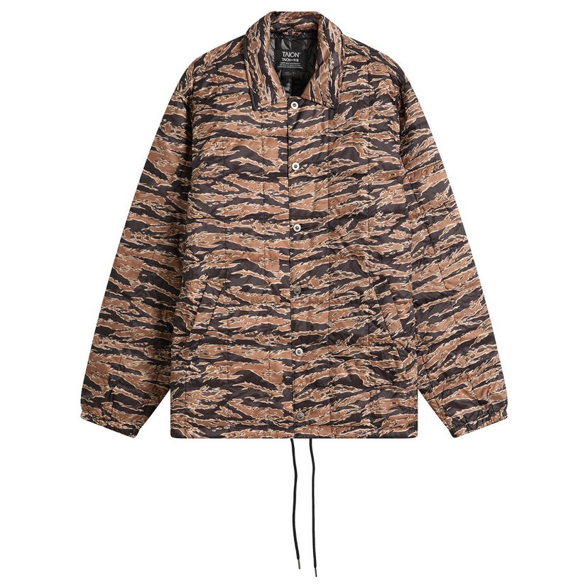 Puffer takki TAION Down Coach Jacket Tiger Camo Monivärinen | TAION-109CHJ-BGTC