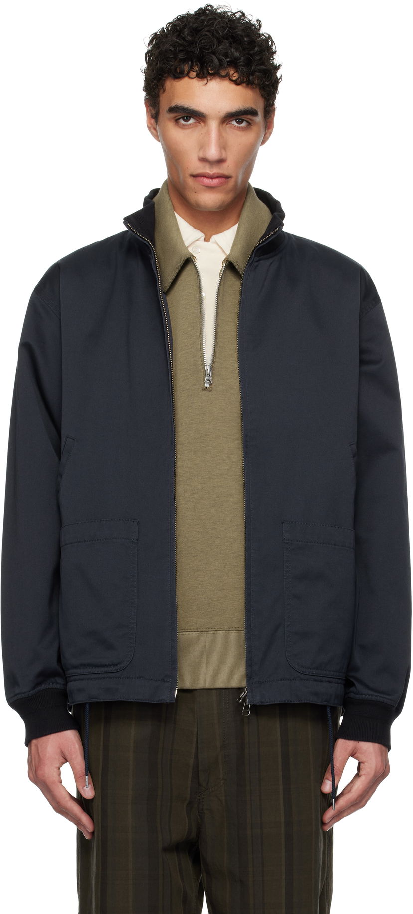 Takki NANAMICA nanamica Chino Deck Jacket Tummansininen | S25SA078U