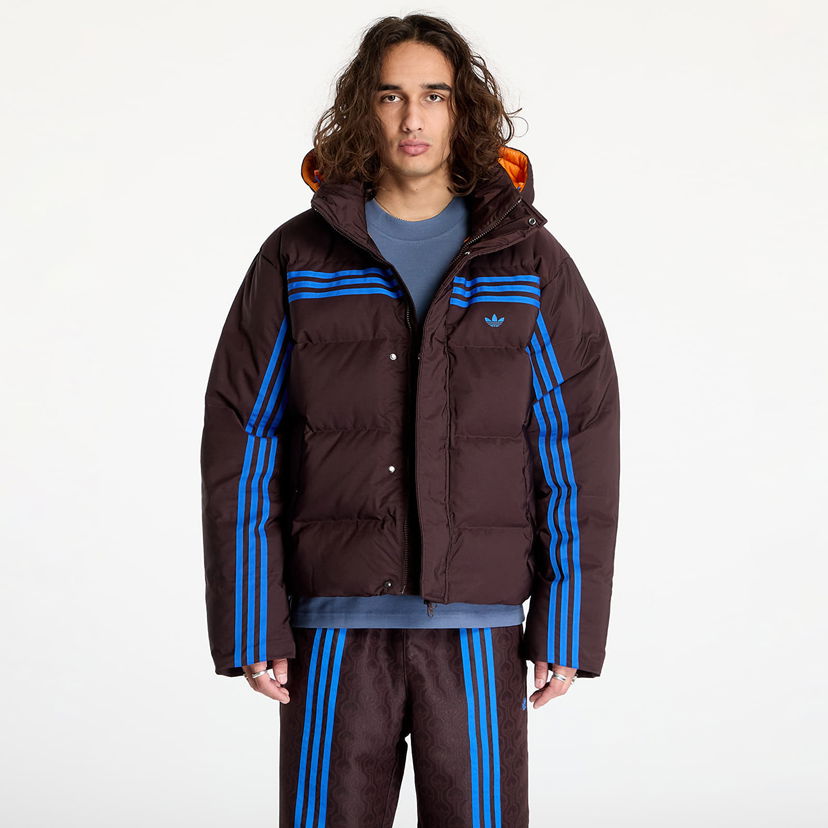 Puffer takki adidas Originals Jacket adidas Premium Puffer Jacket Shale Brown XL Musta | JL9556