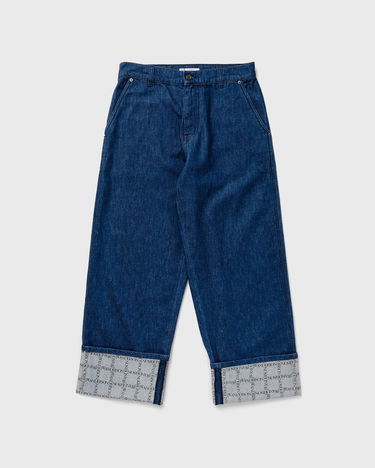Jeans JW Anderson LOGO GRID TURN UP WORKWEAR JEANS Tummansininen | DT0078-PG1336-870, 0