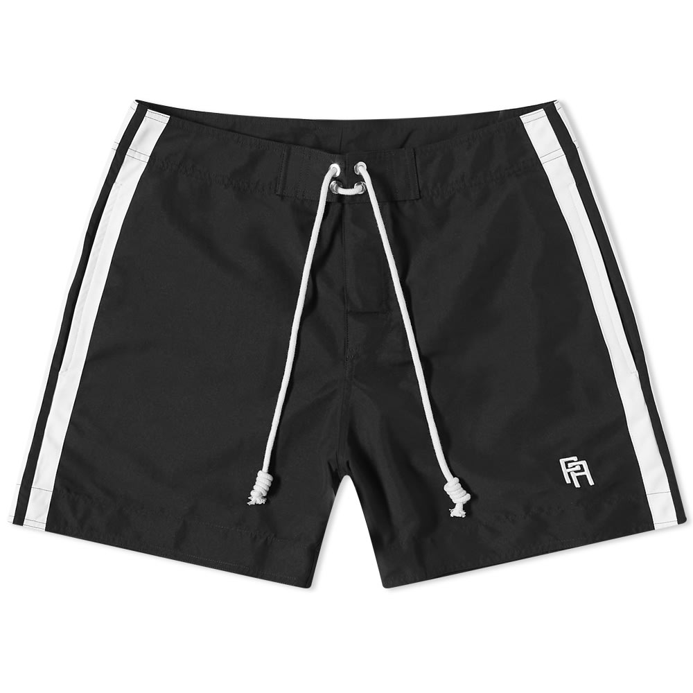 Uimapuvut Palm Angels Monogrammed Swim Short Musta | PMFA009S22FAB0011001, 0