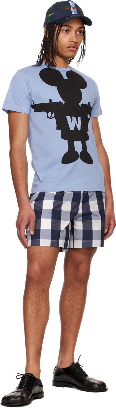 Uimapuvut Walter Van Beirendonck Walter Van Beirendonck Checked Casual Shorts Sininen | 2012, 3