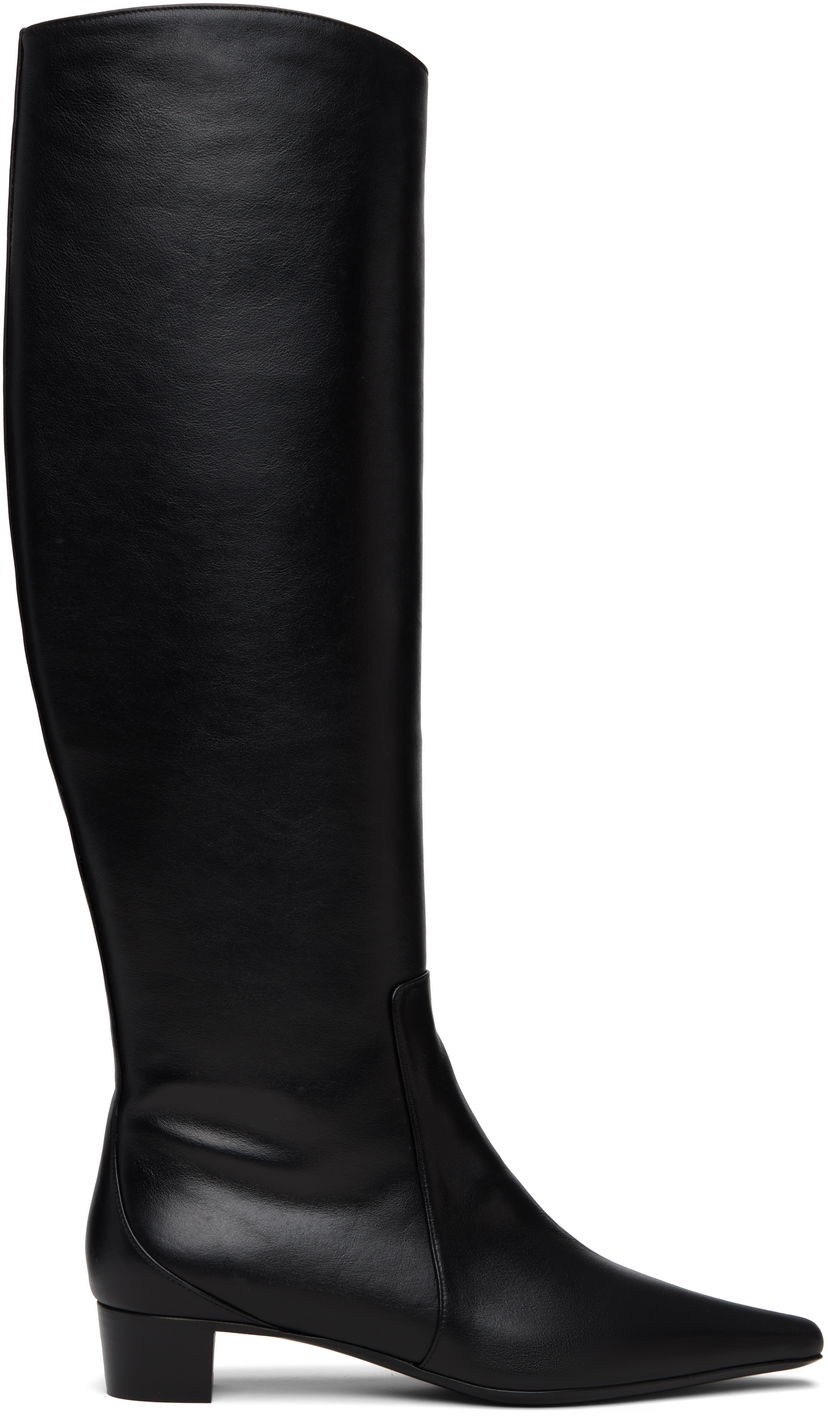 Tennarit ja kengät BY FAR BY FAR Pascal Nappa Leather Tall Boots Musta | 23FWPASDBLNAP
