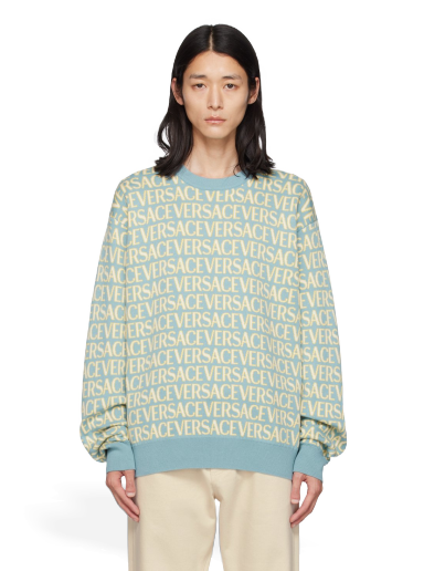Villapaita Versace Allover Keltainen | 1010249_1A07466