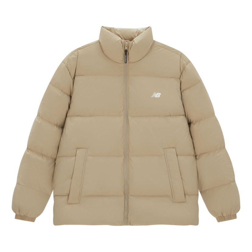 Puffer takki New Balance NBX Down Jacket Beige | AMJ34324-SOT