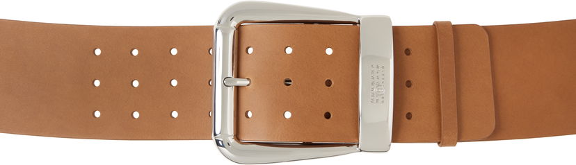 Vyöt Maison Margiela MM6 Maison Margiela Buckle Belt Ruskea | SA6TP0023 P8328