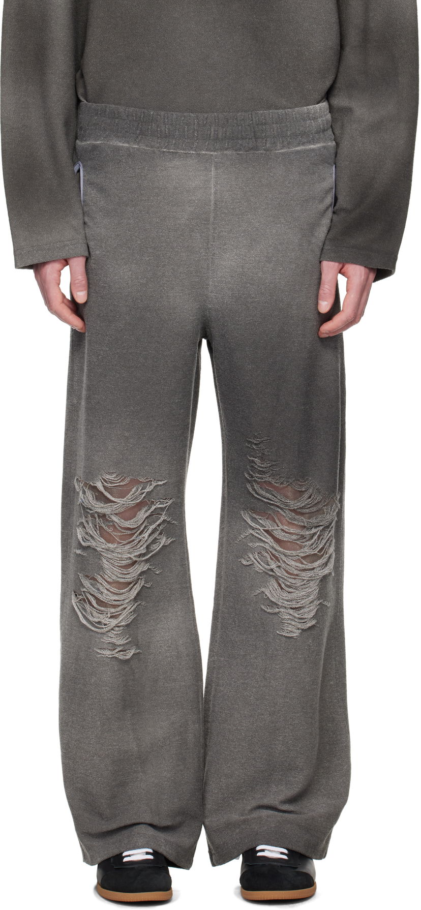 Verryttelyhousut Diesel P-Percy Distressed Sweatpants Harmaa | A18218-0PLAI-9AW