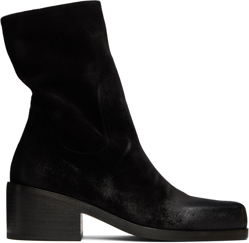 Vaatteet Marsèll Cassello Suede Boots Musta | MW6665 P024