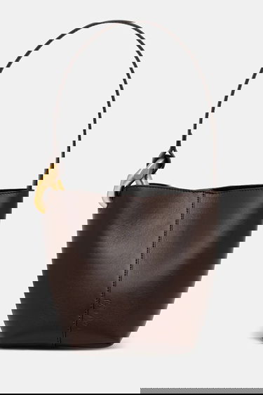 Käsilaukku JW Anderson JW Anderson The Jwa Corner Small Bucket Bag Ruskea | HB0740.LA0232, 0