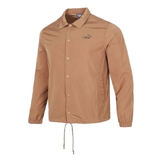 Tuulitakki Puma Logo Printing Jacket Ruskea | 537012-63