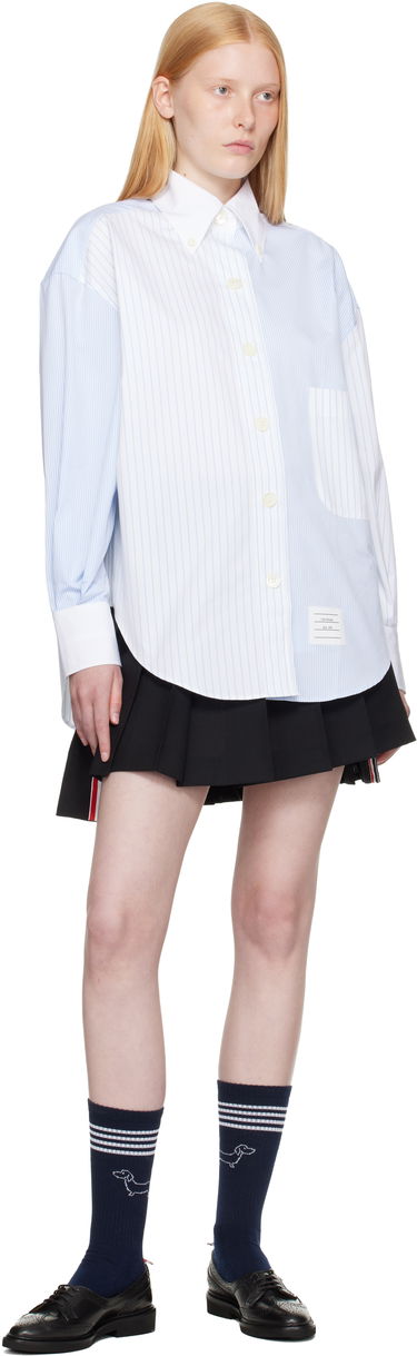 Paita Thom Browne Thom Browne Funmix Micro University Striped Shirt Sininen | FLL079F-F0917, 3