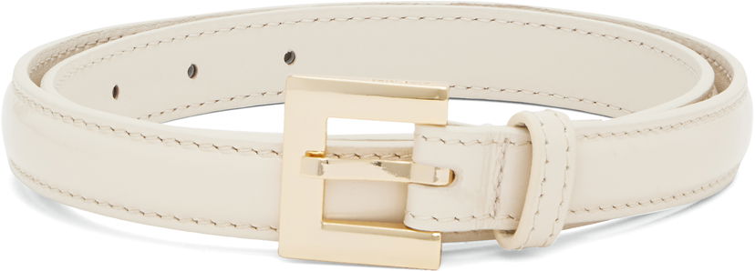Vyöt Anine Bing ANINE BING Nicola Leather Belt Beige | A-12-11376-IVY17