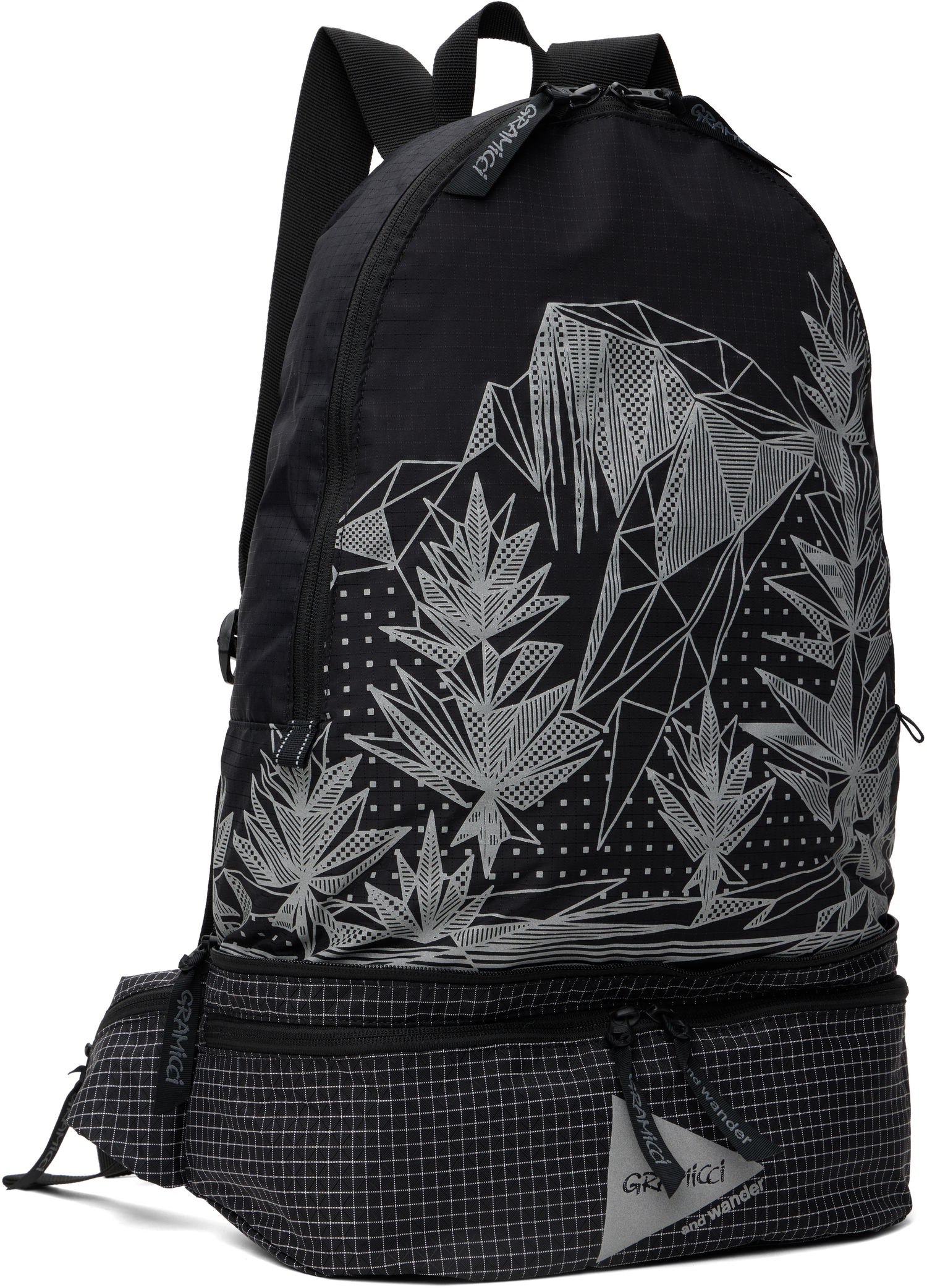 Reppu and wander Gramicci Edition 2-Way Ripstop Backpack Musta | GAC5-S3014, 1