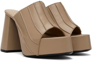 Asusteet BY FAR BY FAR Brad Heeled Sandals Beige | 23PFBRAMTPNAP, 3