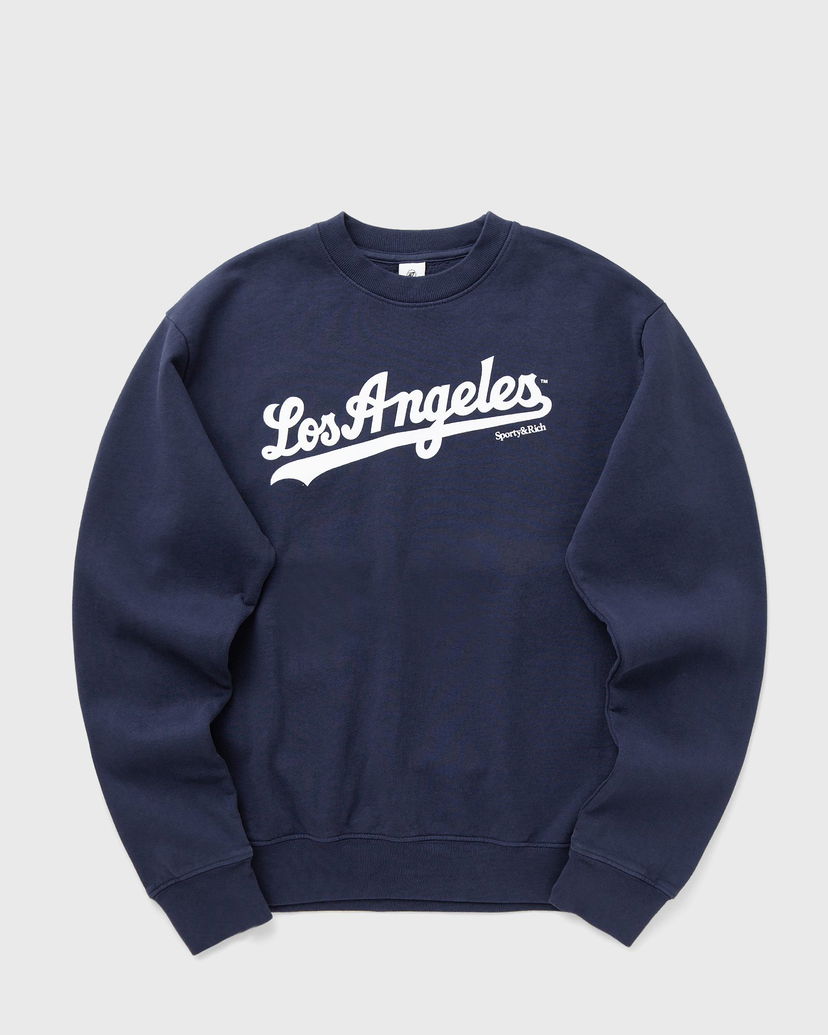 Huppari Sporty & Rich Sporty & Rich Los Angeles Dodgers Crewneck Sweatshirt Tummansininen | ST071627667BL106