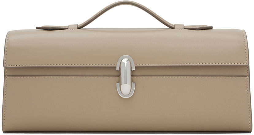 Käsilaukku Savette Taupe Slim Symmetry Pochette Bag Beige | H-014-01-01
