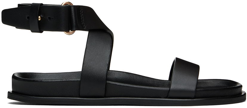 Tennarit ja kengät TOTEME The Chunky Leather Sandals Musta | 243-WAS2047-LE0035