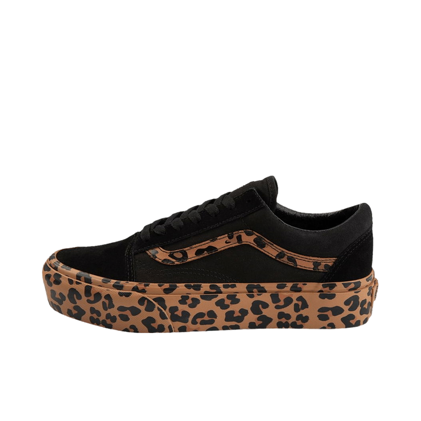 Tennarit ja kengät Vans Old Skool Platform Leopard Musta | VN0A3B3UTKI