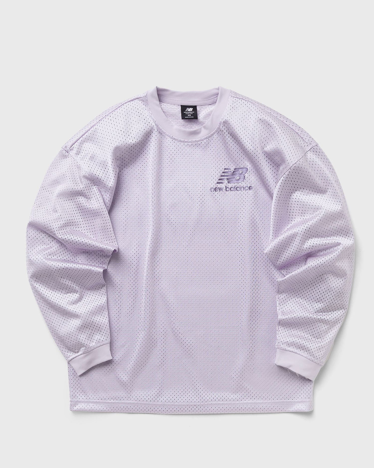 Huppari New Balance Pearl Mesh Crew Violetti | WT31552-GRV, 0