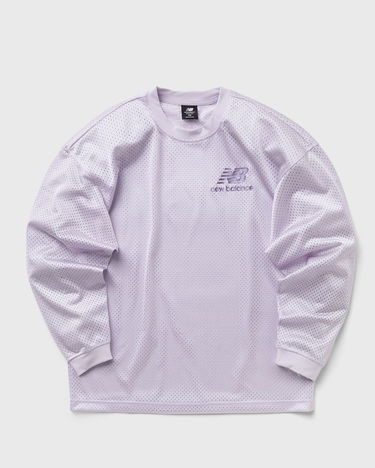 Huppari New Balance Pearl Mesh Crew Violetti | WT31552-GRV, 0
