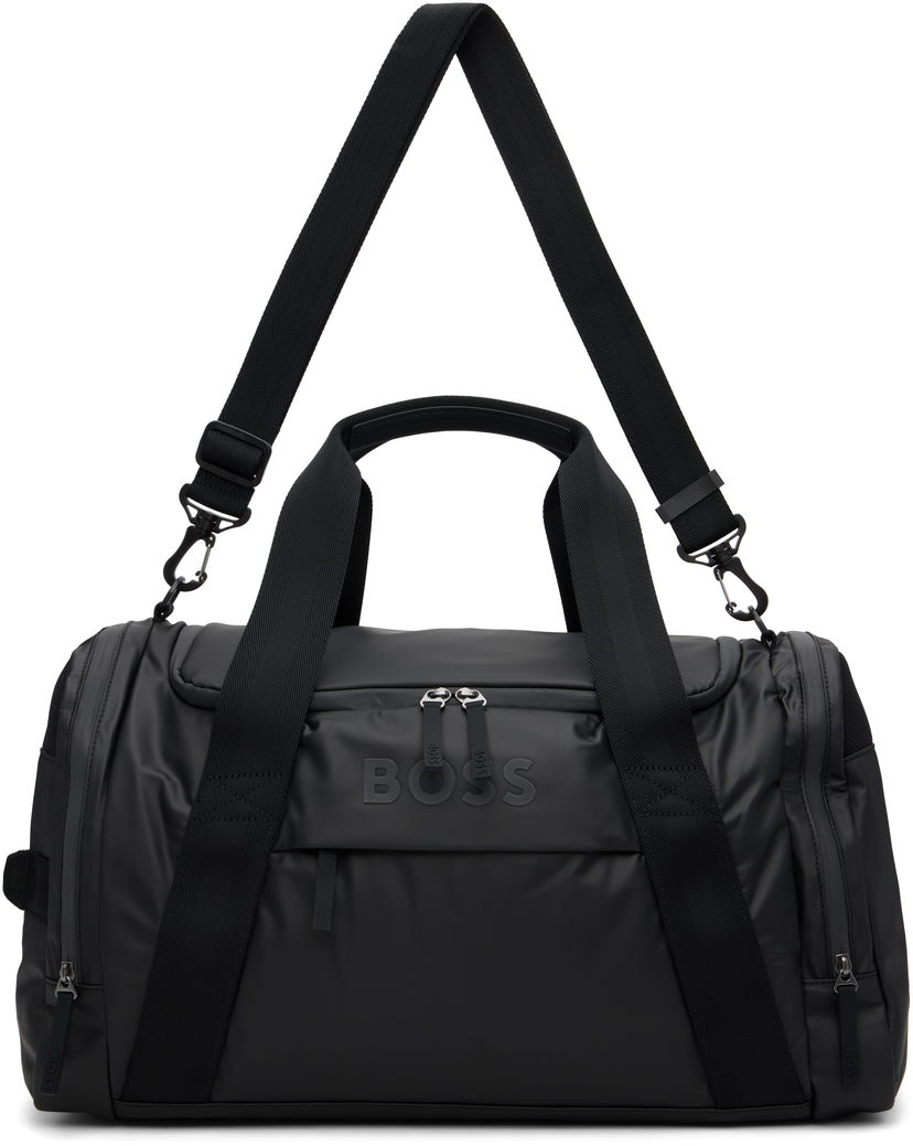 Matkalaukku BOSS Logo Canvas Duffle Bag Musta | 50548088