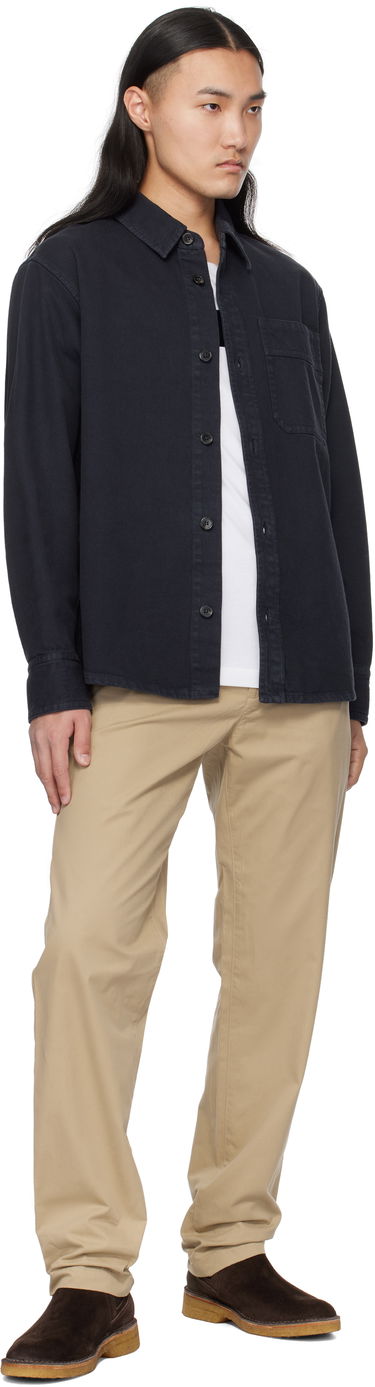 Paita A.P.C. Chest Pocket Overshirt Tummansininen | COGZV-H02918, 3