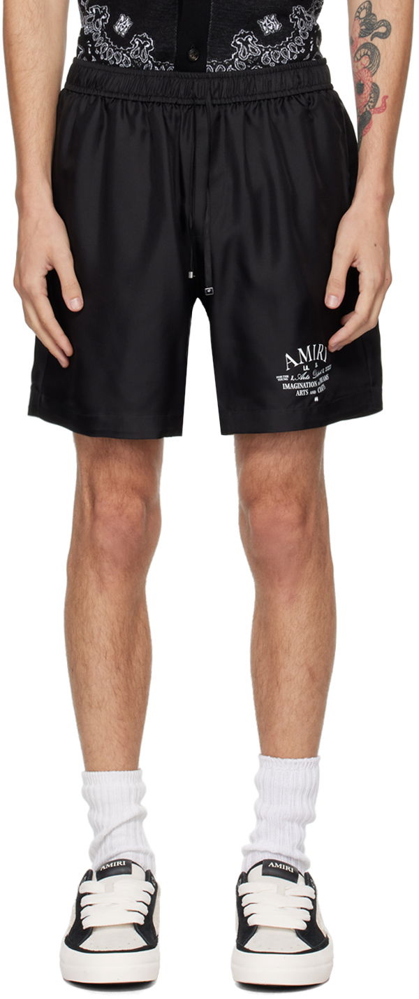 Shortsit AMIRI Black 'Arts District' Shorts Musta | AMSHCA1043