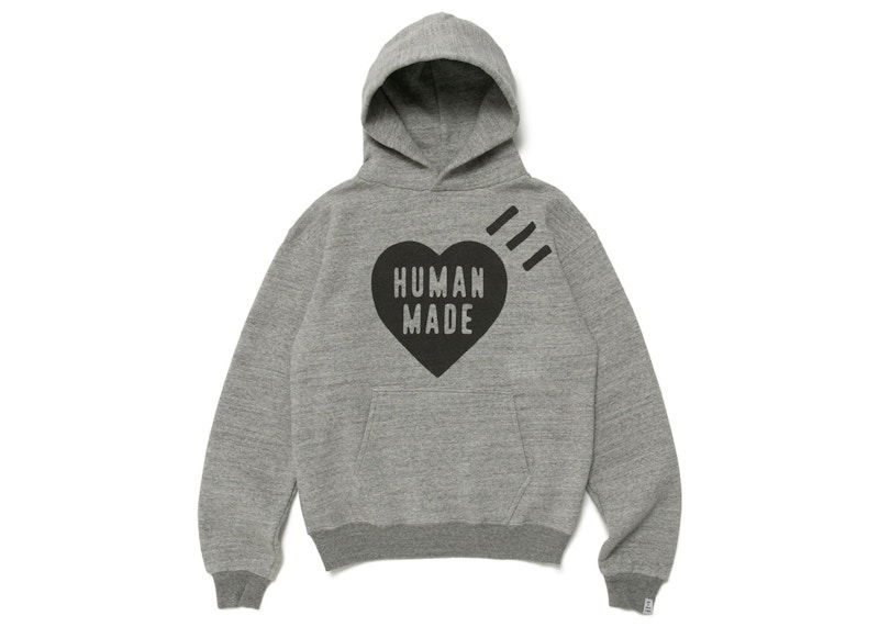 Huppari Human Made #1 Graphic Print Fleece Hoodie Harmaa | HM25CS017