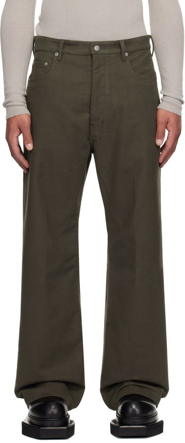 Jeans Rick Owens Concordians Geth Wide-Leg Twill Jeans Vihreä | RU02E1333 TB, 0