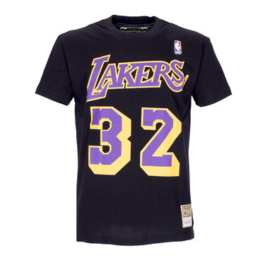 T-paita Mitchell & Ness NBA Magic Johnson Los Angeles Lakers Tee Musta | BMTRINTL1074-LALMJKBLCK, 0