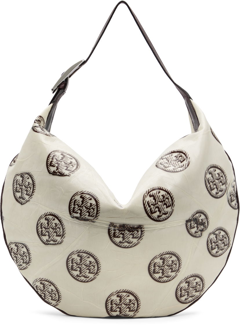 Olkalaukku Tory Burch Tory Burch T Monogram Balloon Bag Valkoinen | 171915-102