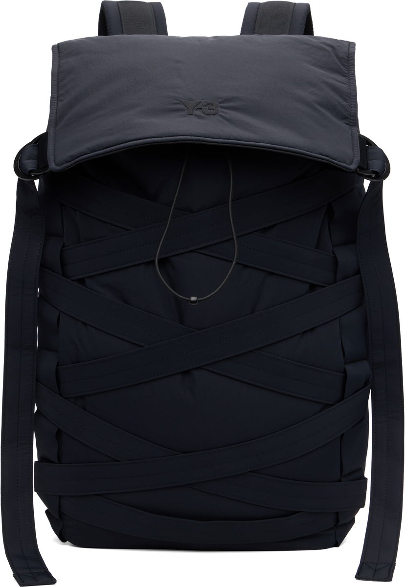 Reppu Y-3 Y-3 Cinch Backpack Tummansininen | JV9722
